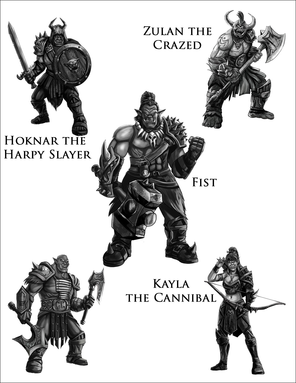 orc backstories and quest line by christian blake 